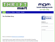 Tablet Screenshot of ocoeethriftmart.org